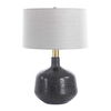 Flanagan Mottled Gloss Table Lamp, by Uttermost, 18" width x 25.75" height x 18" depth thumbnail 5