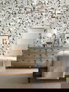 Acanthus Toss Black & Grey Wallpaper thumbnail 2