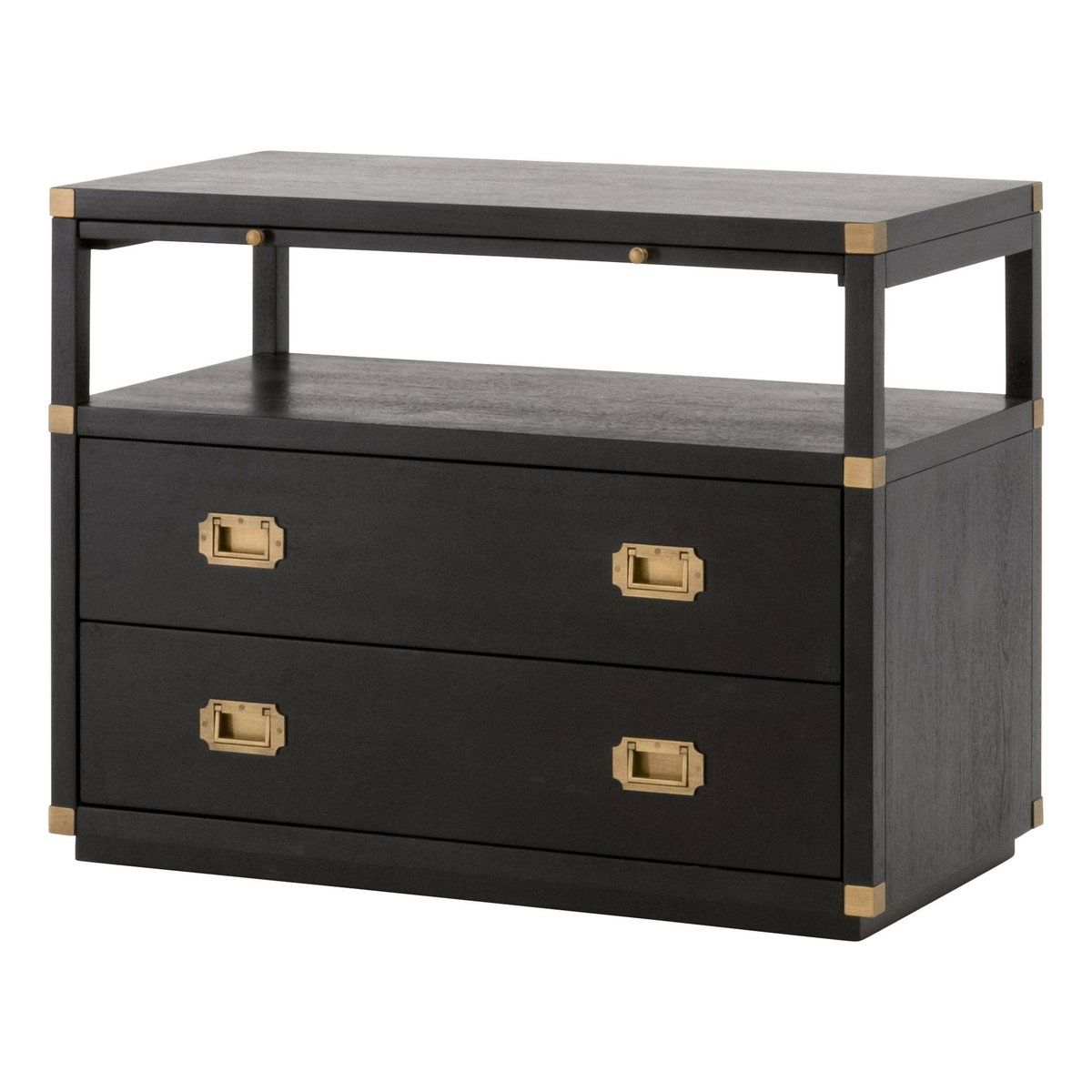 Bradley 2-Drawer Nightstand, by Essentials for Living, 35" width x 27" height x 17.75" depth View 3