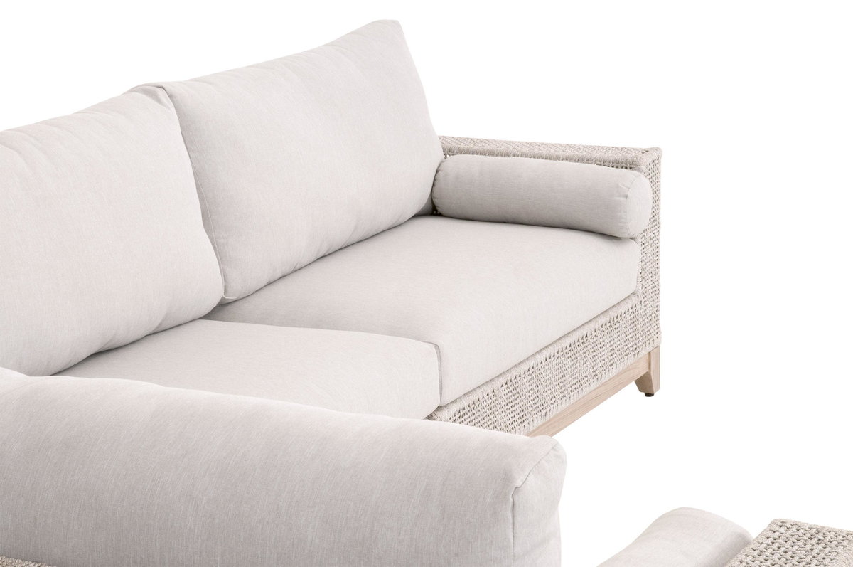 Tropez Outdoor Modular Right Facing 1-Arm Sofa, Seating by Essentials for Living, 45" width x 33" height x 34" depth View 11