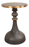 Upturned Goblet Side Table, Side & End Table by Sarreid, 16" length x 16" width x 24" height thumbnail 1