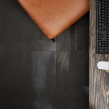 Online Designer Bedroom Hewlett Black Iron 24x24 Matte Porcelain Tile