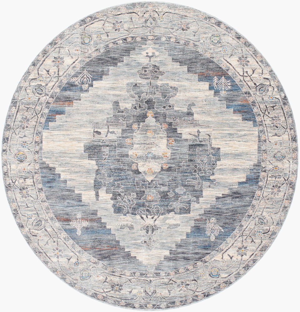 Chicago Machine Woven Rug, by Surya, 6'6.74" length x 6'6.74" width