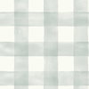 Watercolor Check Grey & White Wallpaper, by York Wall, 33' length x 1'8.5" width x 0.02" depth thumbnail 1