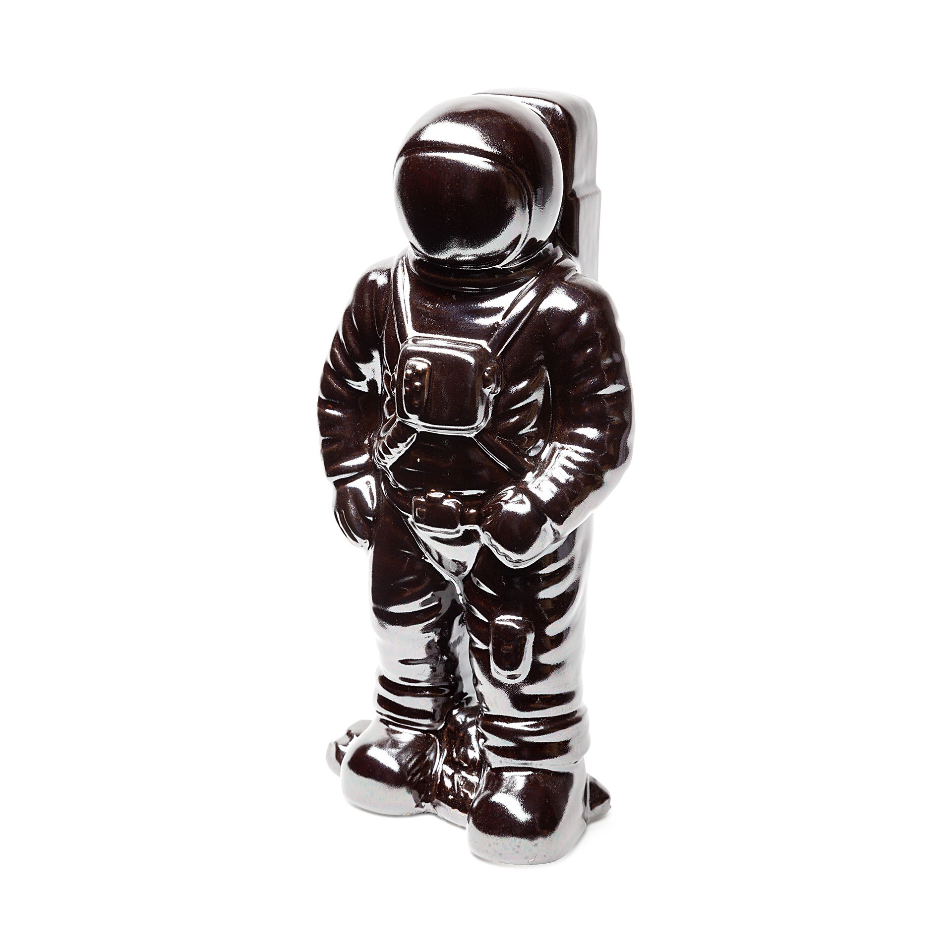 Aldrin 4L x 4W Bronze Electroplated Astronaut, Decorative Object by Mercana, 3.94" length x 3.54" width x 10.04" height View 1