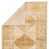 Eluned Hand-Knotted Medallion Gold/ Gray Area Rug (10'X14') thumbnail 5