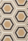 Fallon Handmade Rug, by Surya, 3' length x 2' width thumbnail