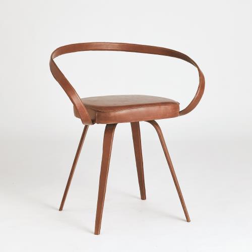 All Leather Chair, Seating by Global Views, 29" length x 18" width x 30.75" height View 2