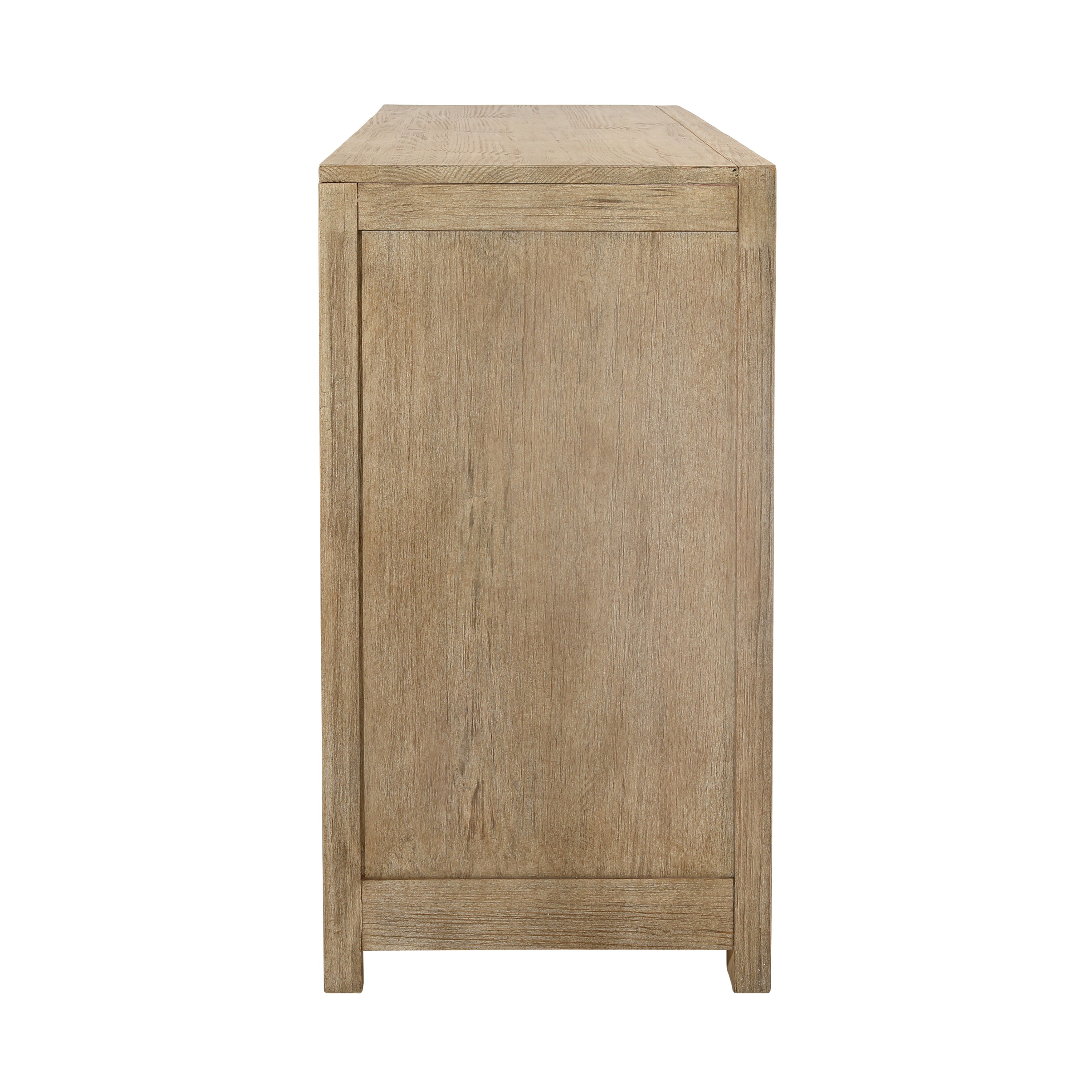 Roux Dresser Light Warm Wash, by Dovetail, 66" width x 36" height x 19" depth View 3
