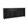 Henry Metal Sideboard Black, Cabinets & Sideboard by Moe's Home, 95" width x 39.5" height x 16" depth thumbnail 2