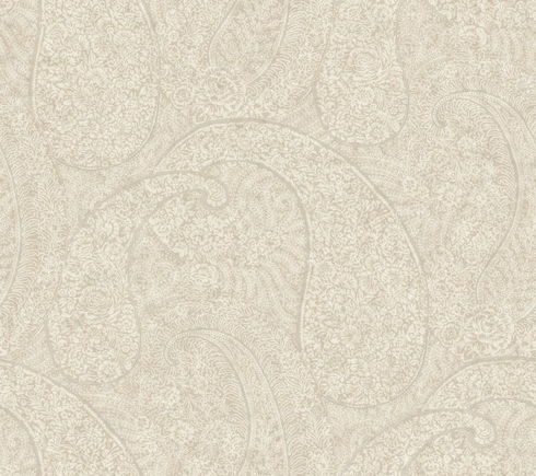 Kashmir Dreams Paisley Off White Wallpaper