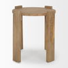 Evelyn Light Brown Round End/Side Table thumbnail 3