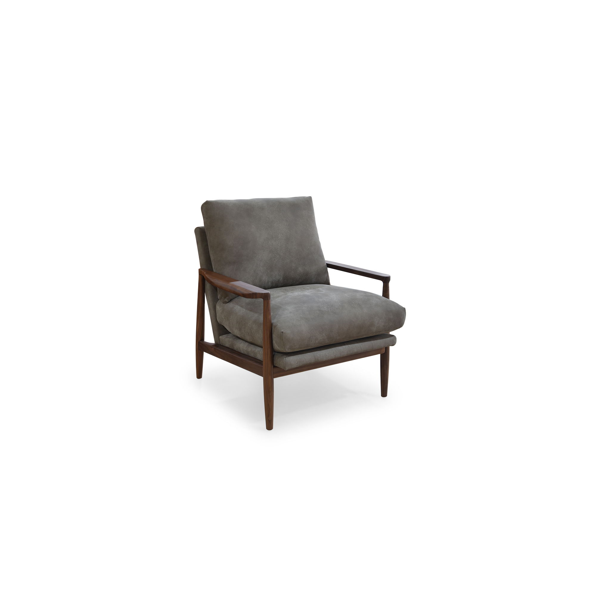 Arturo Accent Chair Brown, by Moe's Home, 29" width x 35" height x 33" depth View 2