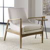 Bev White Accent Chair, by Uttermost, 27" width x 31.5" height x 31" depth thumbnail 9