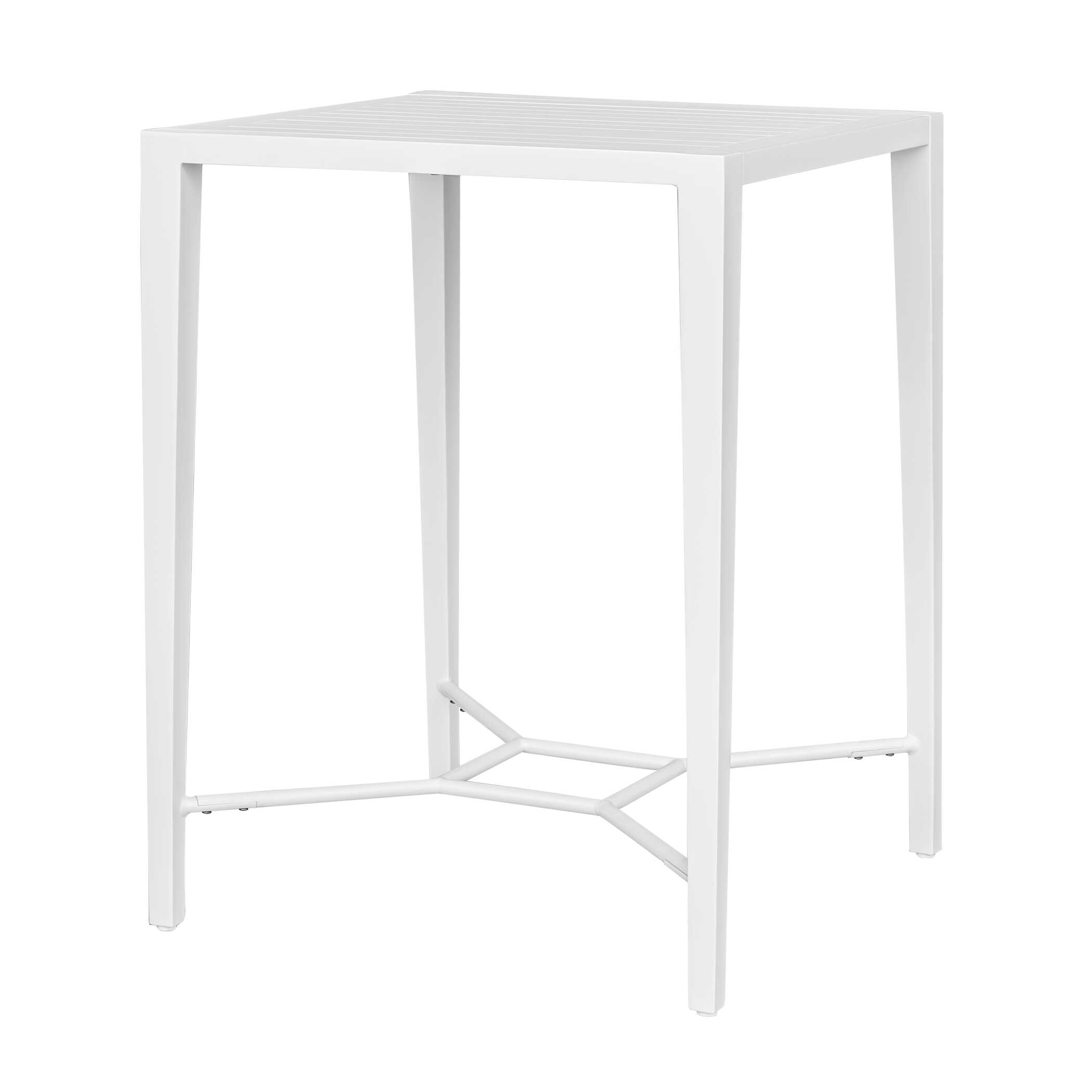 Montellano White Outdoor Bar Table, Furniture by Uttermost, 32" width x 42.25" height x 32" depth View 8