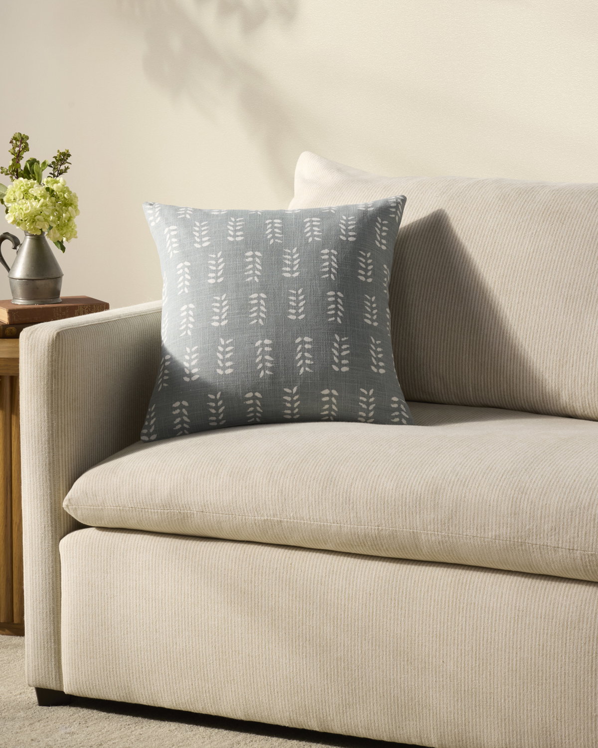 Chris Loves Julia x Loloi Tully Pillow, Decorative Pillow, 18" length x 18" width View 2