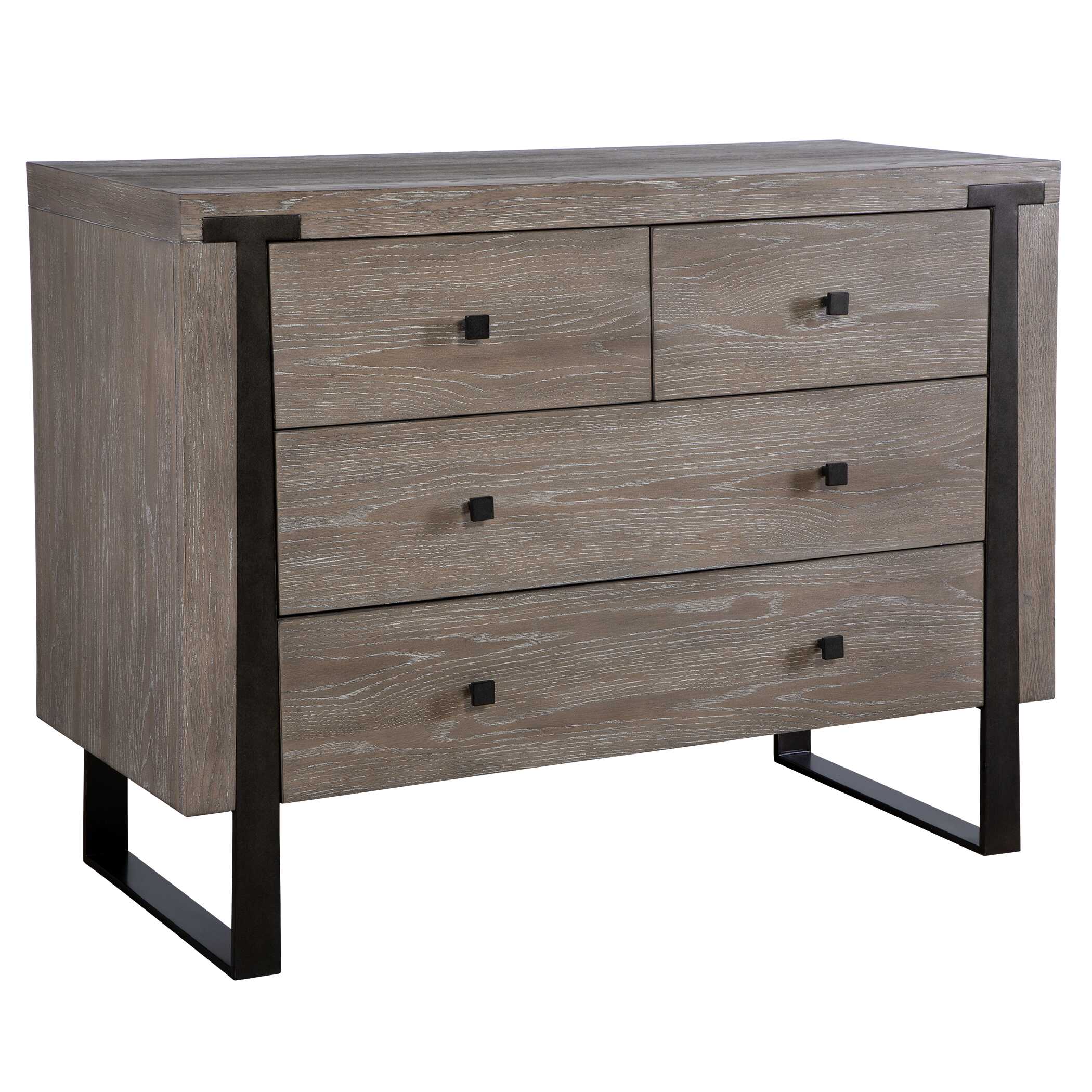 Gabriel Oak Accent Chest, Furniture by Uttermost, 42" width x 32" height x 18" depth View 5