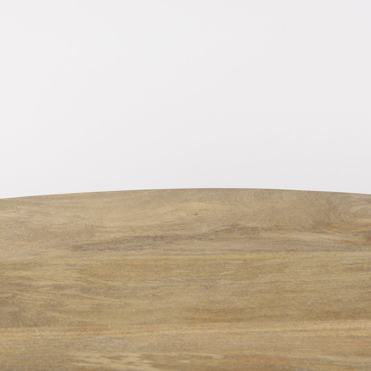 Terra 48L x 28W x 15H Light Brown Wood Oval Fluted Coffee Table, by Mercana, 48" length x 28" width x 15" height View 9