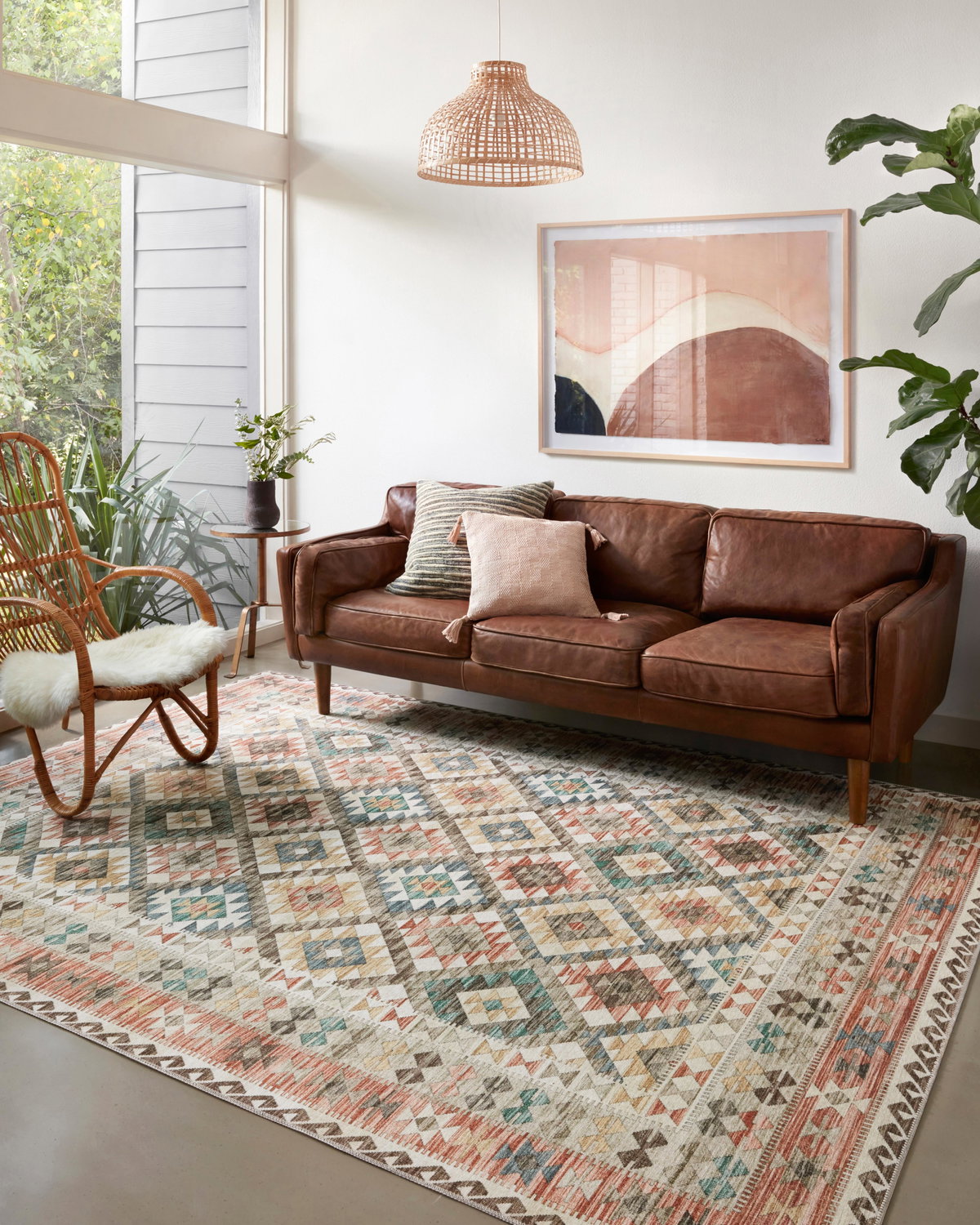 Loloi Zion Rug, 2'6" length x 7'6" width View 2