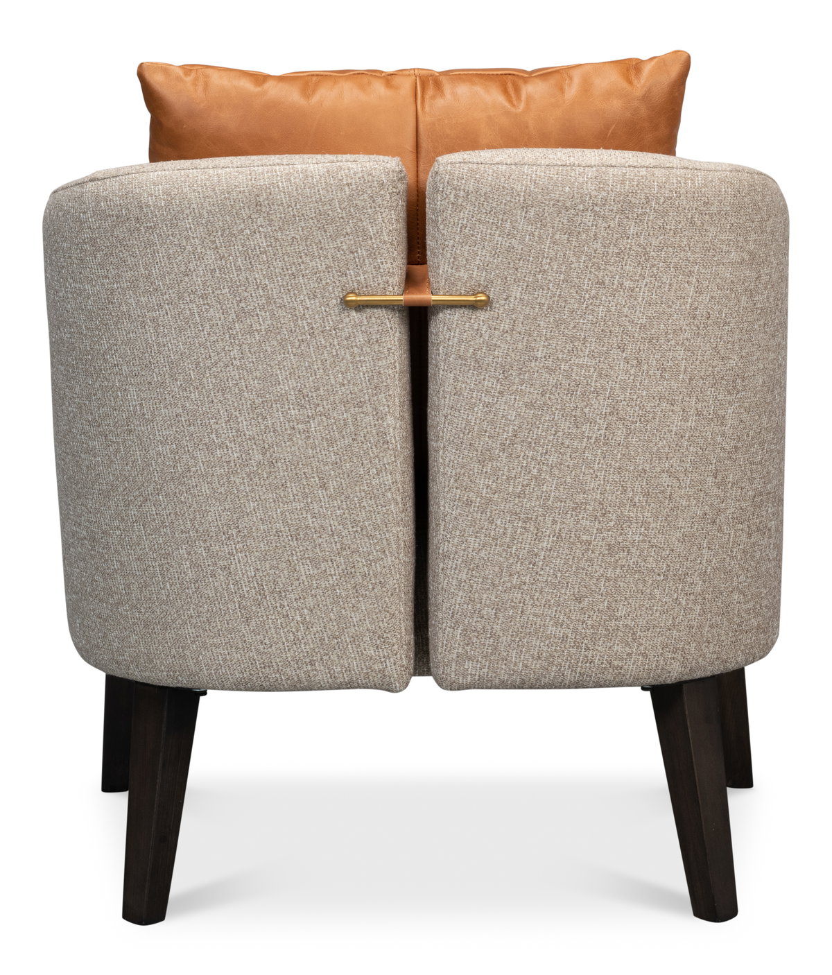 Bronson Tub Chair, by Sarreid, 2'7" length x 2'6" width x 2'8" height View 10