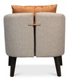 Bronson Tub Chair, by Sarreid, 2'7" length x 2'6" width x 2'8" height thumbnail 10