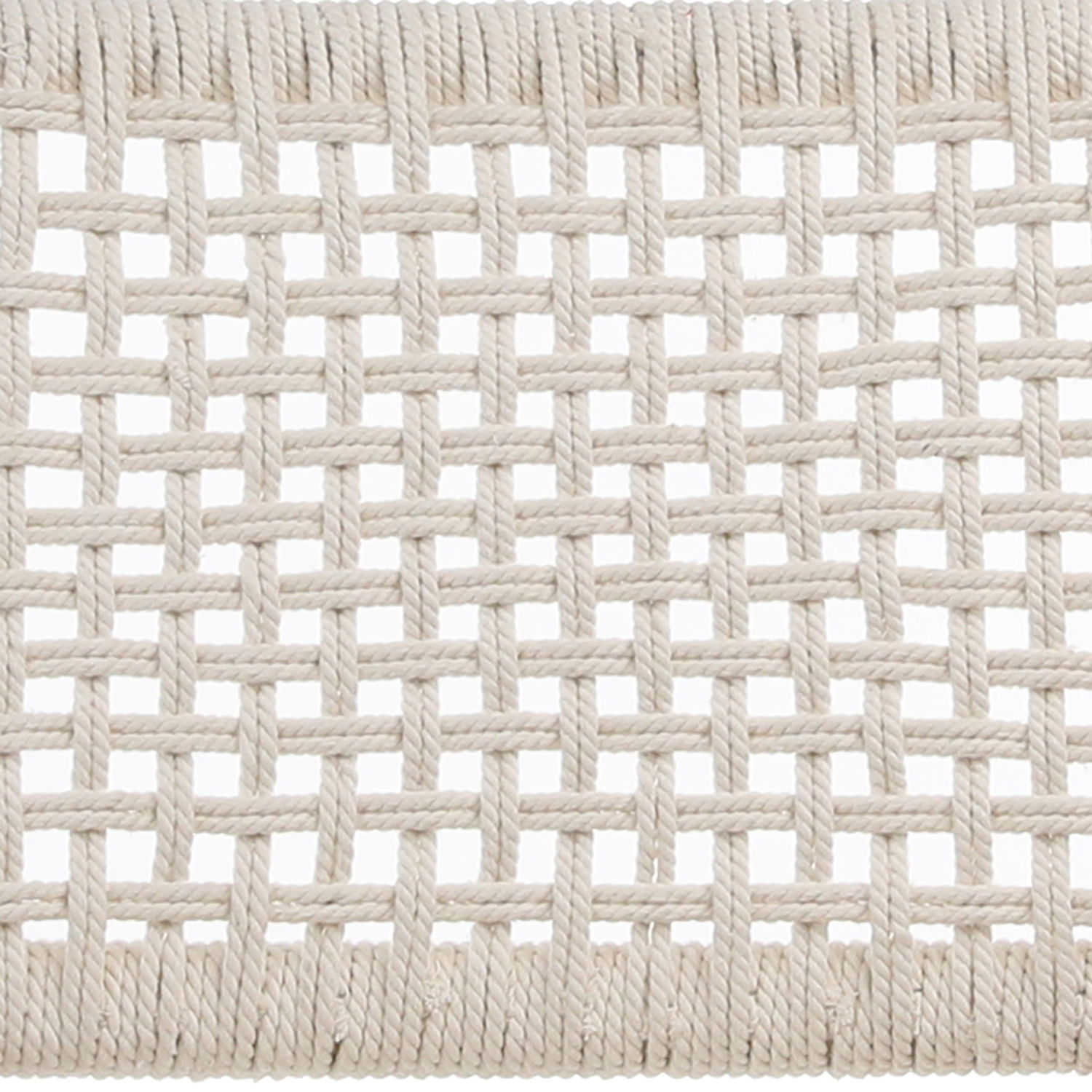 Diaz Dining Chair White Rope, by Dovetail, 19" width x 34" height x 22" depth View 5