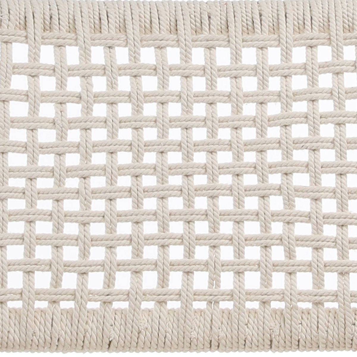 Diaz Dining Chair White Rope, by Dovetail, 19" width x 34" height x 22" depth View 5