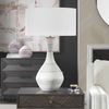 Potter Striped Ivory Blue Table Lamp thumbnail 2