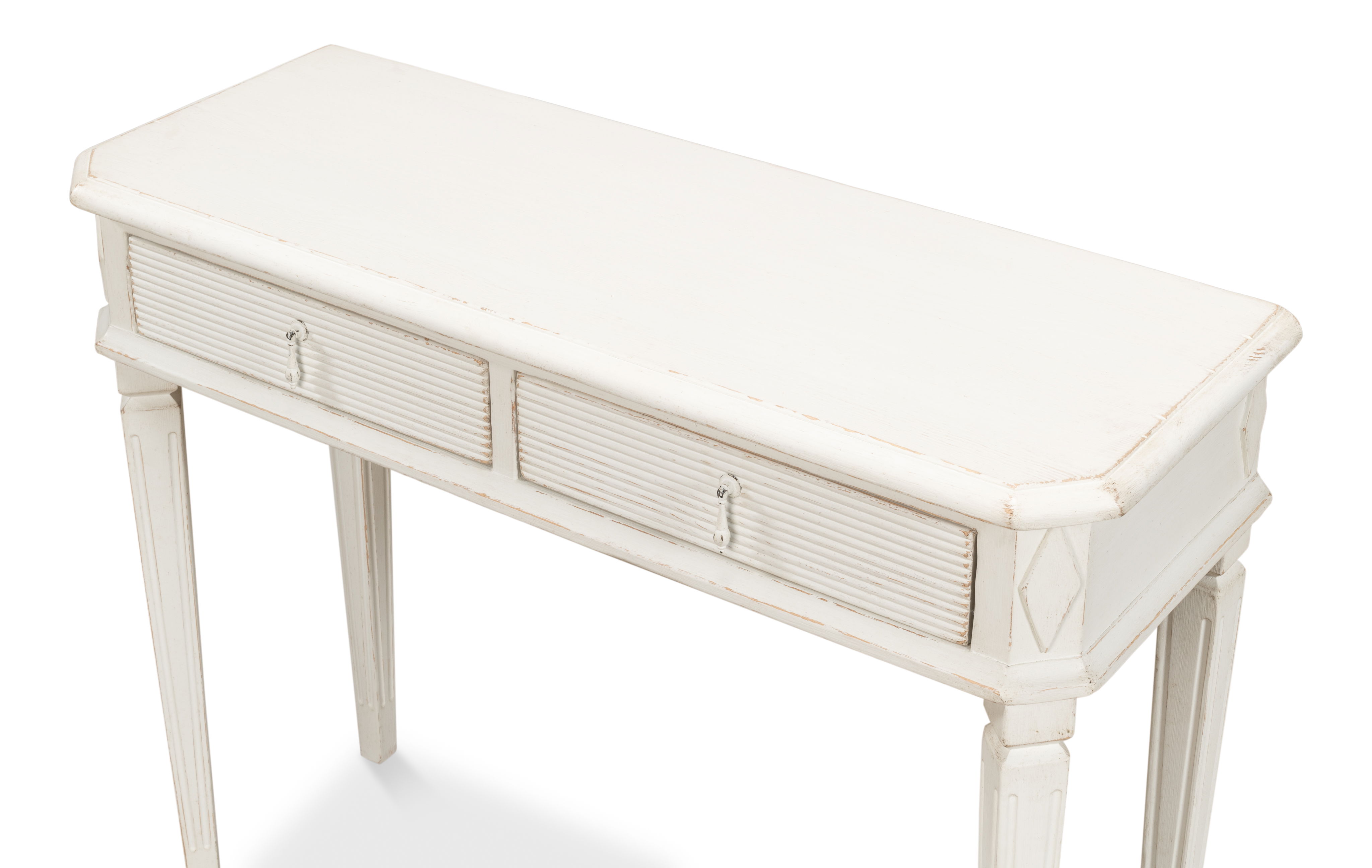 Cora Lamp Table, Antique White large image 