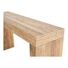 Evander Console Table Natural, by Moe's Home, 55" width x 31" height x 15" depth thumbnail 4