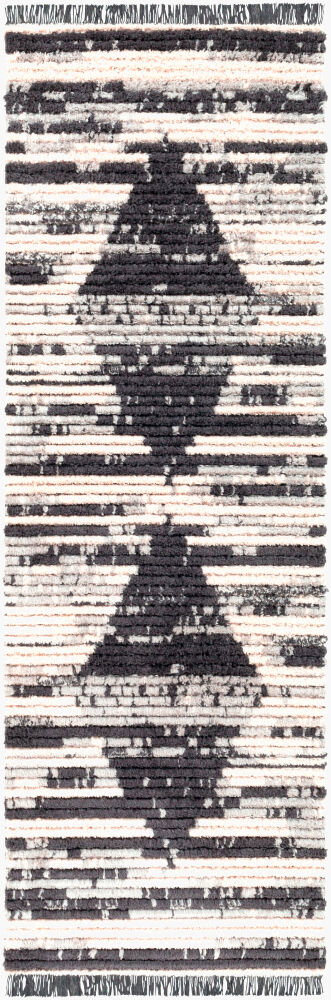 Enzo Machine Woven Rug, by Surya, 7'3" length x 2'7" width