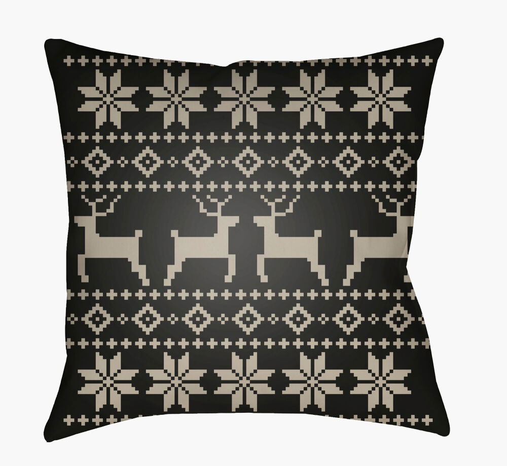 Fair Isle I Accent Pillow, Decorative Pillow by Surya, 18" length x 18" width
