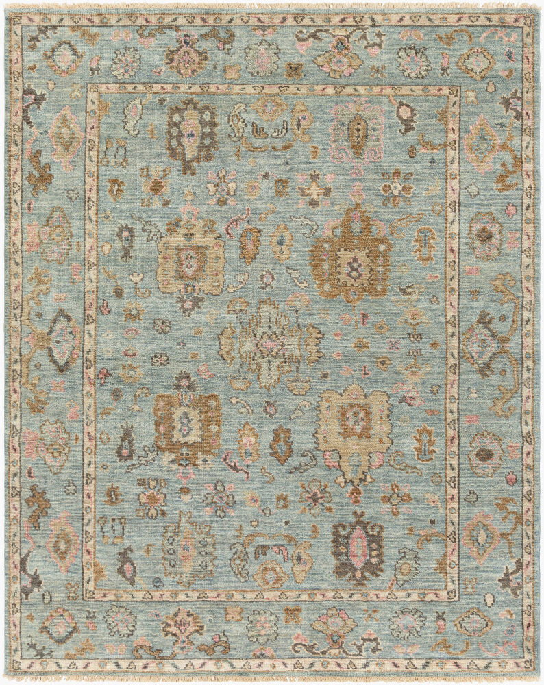 Biscayne Handmade Rug, by Surya, 1'6" length x 1'6" width