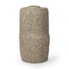 Rama Large Gray Paper Mache Floor Vase, by Mercana, 19" length x 19" width x 33" height thumbnail 1