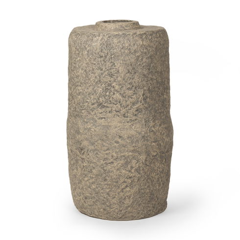 Rama Large Gray Paper Mache Floor Vase