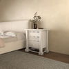 Clement Nightstand Whitewashed, by Moe's Home, 28" width x 30" height x 19" depth thumbnail 10