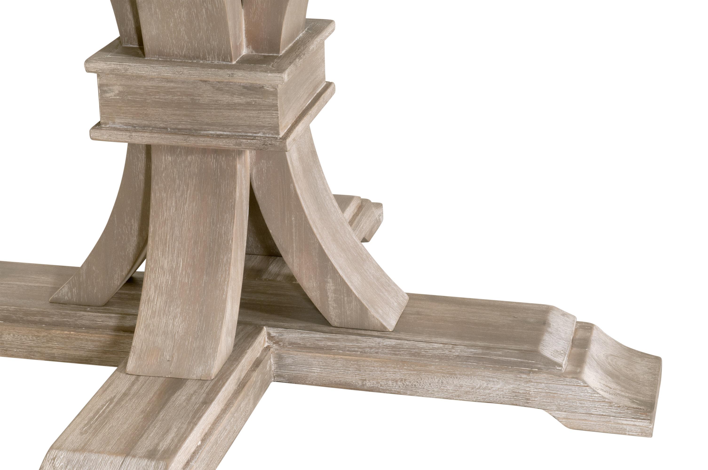 Devon 54' Round Extension Dining Table, by Essentials for Living, 54" width x 30" height x 54" depth View 12