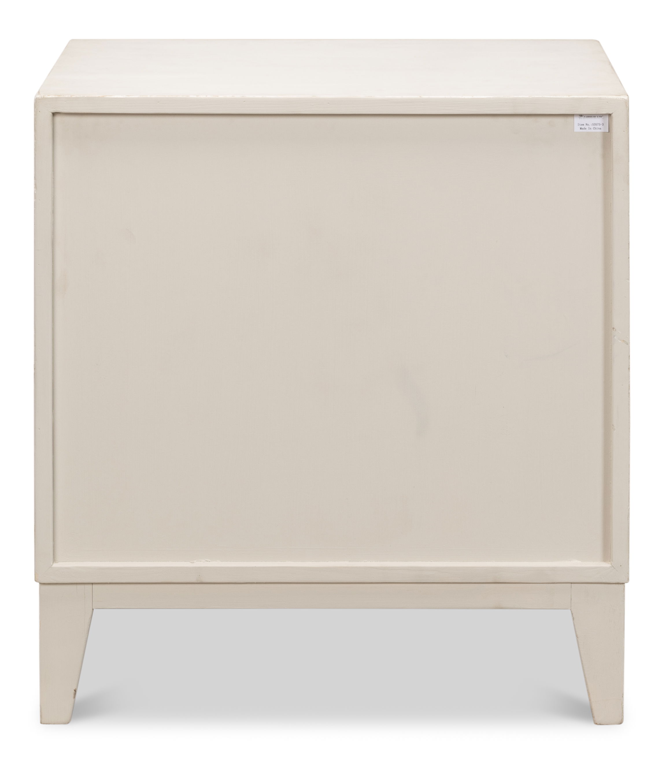 Willow 3 Drawer Commode  Antique White large image 