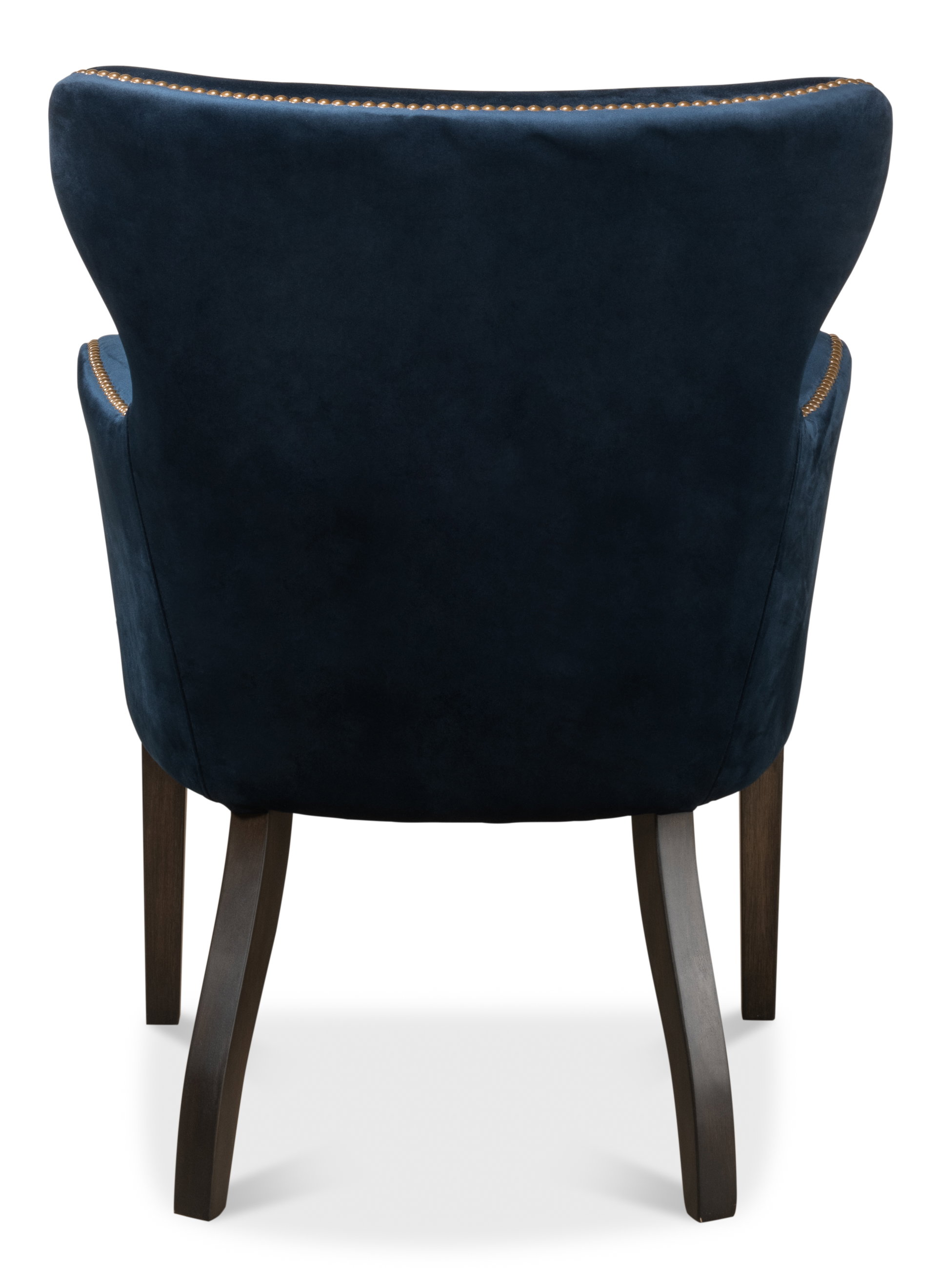 Princess Chair, Blue, Accent Chair by Sarreid, 30" length x 26" width x 34" height View 8