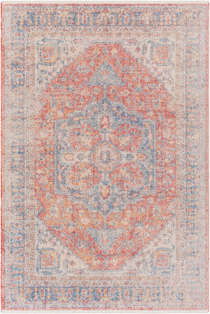 Subtle Machine Woven Rug, by Surya, 1'3.75" length x 1'3.75" width
