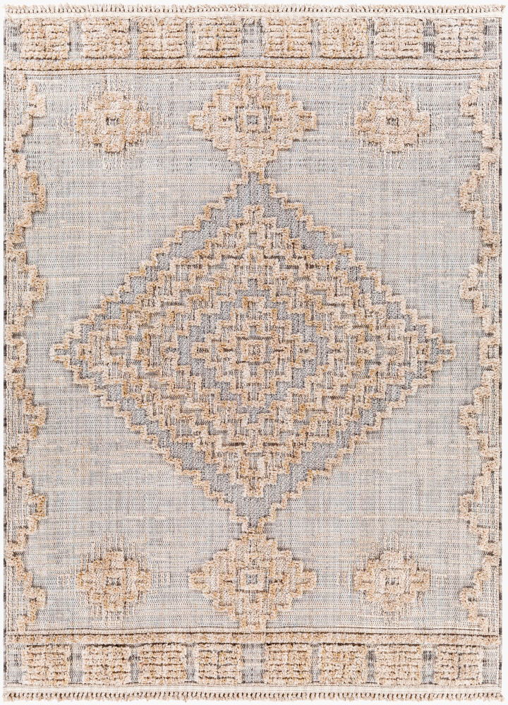 Zaragoza Machine Woven Rug, by Surya, 1'3.75" length x 1'3.75" width