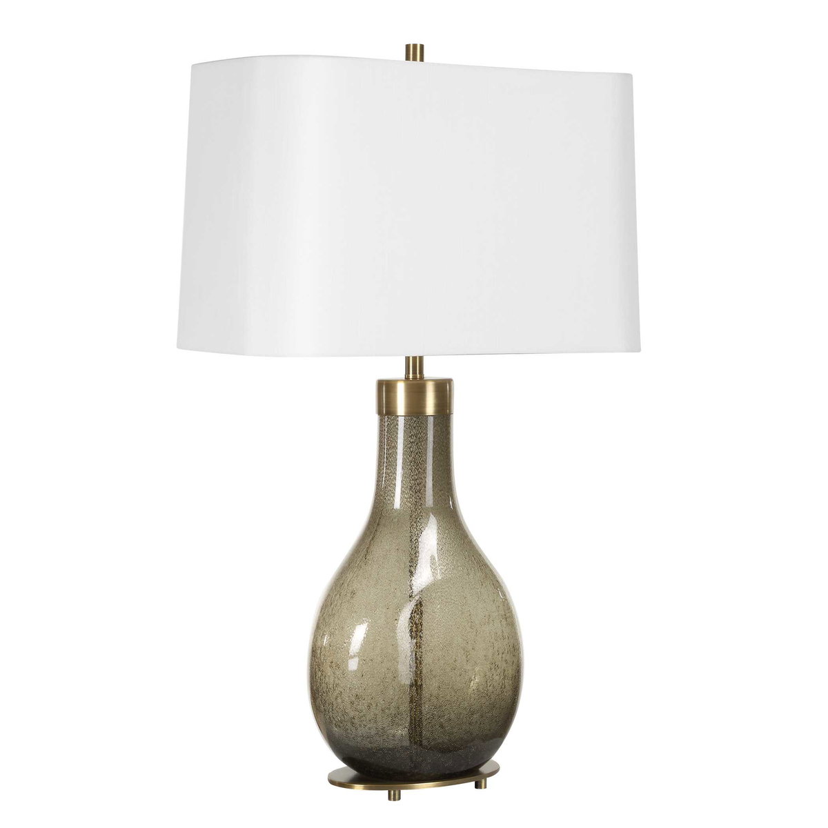Shyla Dark Glass Table Lamp, by Uttermost, 18" width x 29.25" height x 17" depth View 7