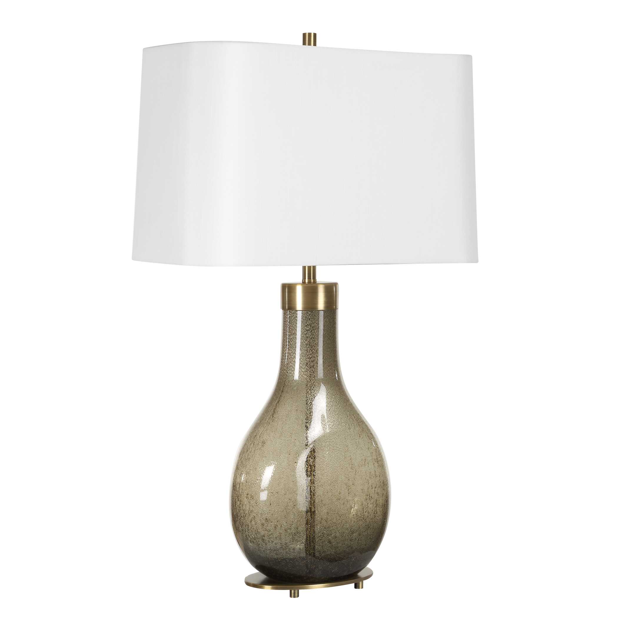 Shyla Dark Glass Table Lamp large image 