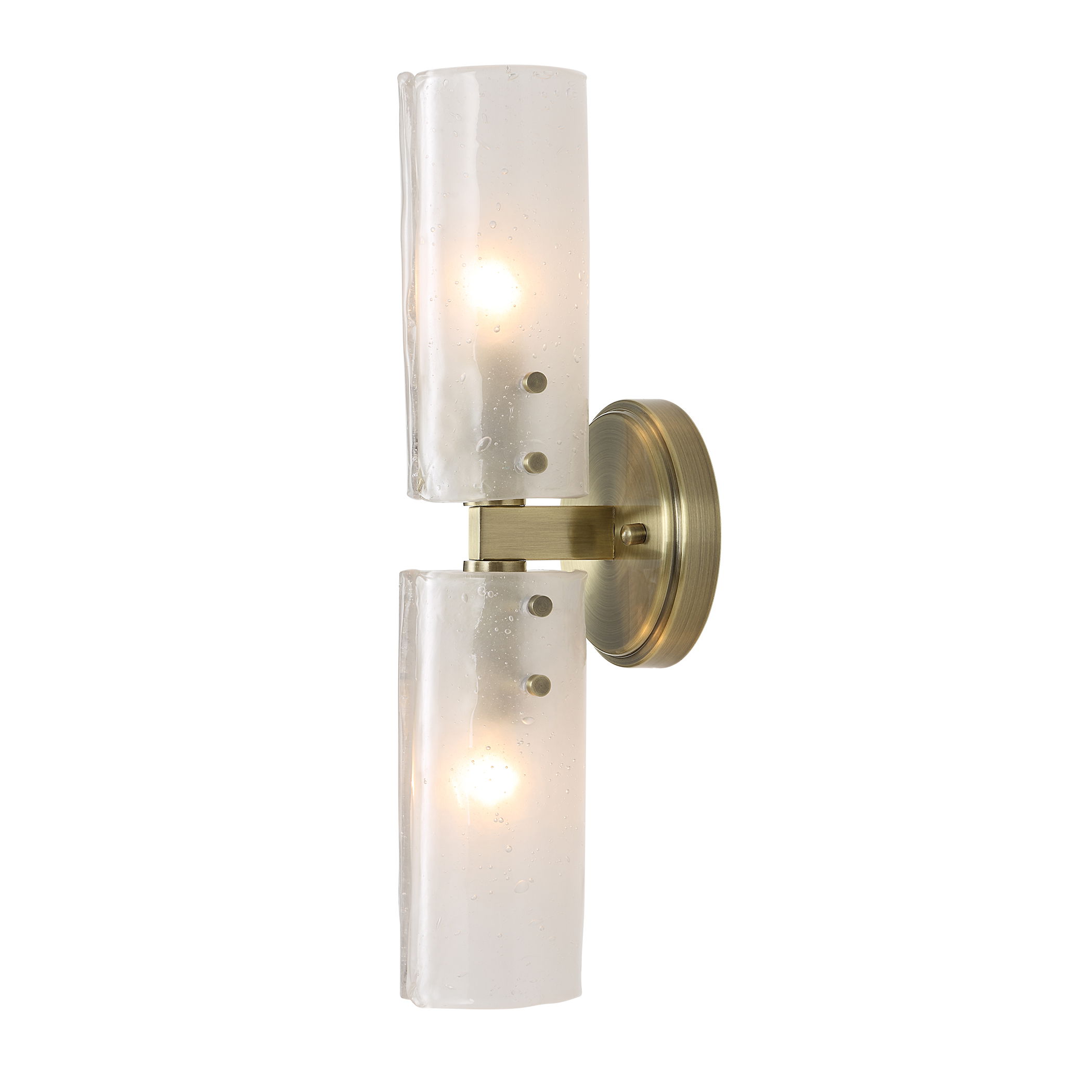 Mistie 2 Light Glass Sconce large image 