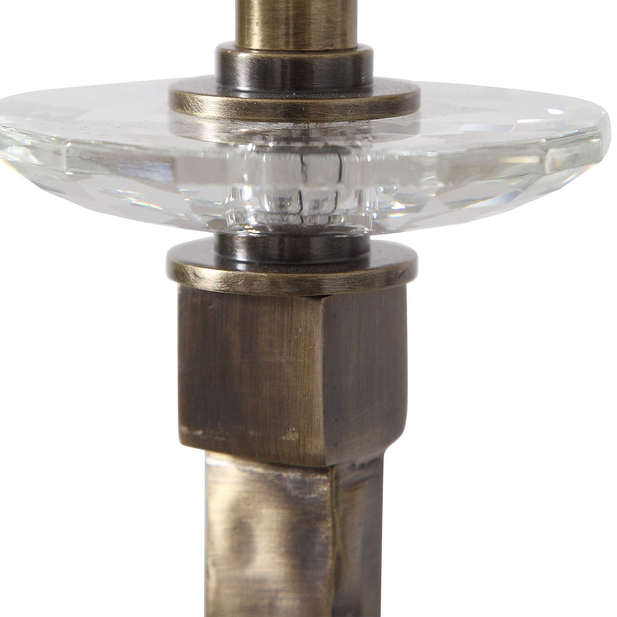 Parnell Industrial Buffet Lamp, Table Lamp by Uttermost, 9" width x 33.75" height x 9" depth View 8