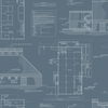 The Market Blue & White Wallpaper 0 The Market Blue & White Wallpaper thumbnail 0