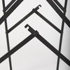 Direttore Backless 44.1in Seat Bar Stool | Brown Leather with Black Iron, Counter & Bar Stool by Mercana, 19.29" length x 20" width x 44.1" height thumbnail 11