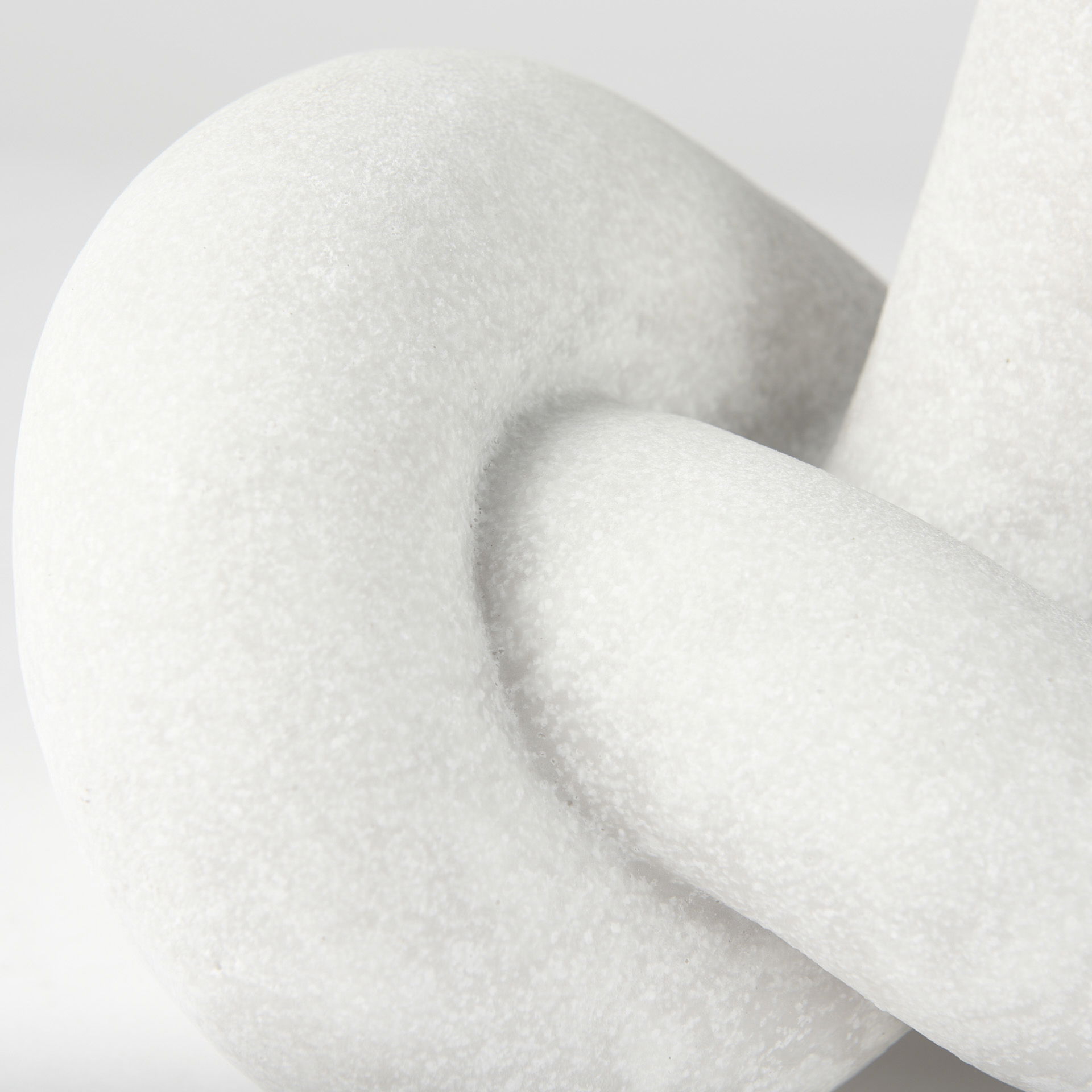 Otto  Granite Resin Small Knot Sculpture Decorative Object large image 