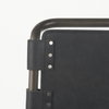 Berbick Backless 38in Seat Counter Stool | Black Leather with Gray Metal, Counter & Bar Stool by Mercana, 20.5" length x 24.8" width x 39" height thumbnail 7