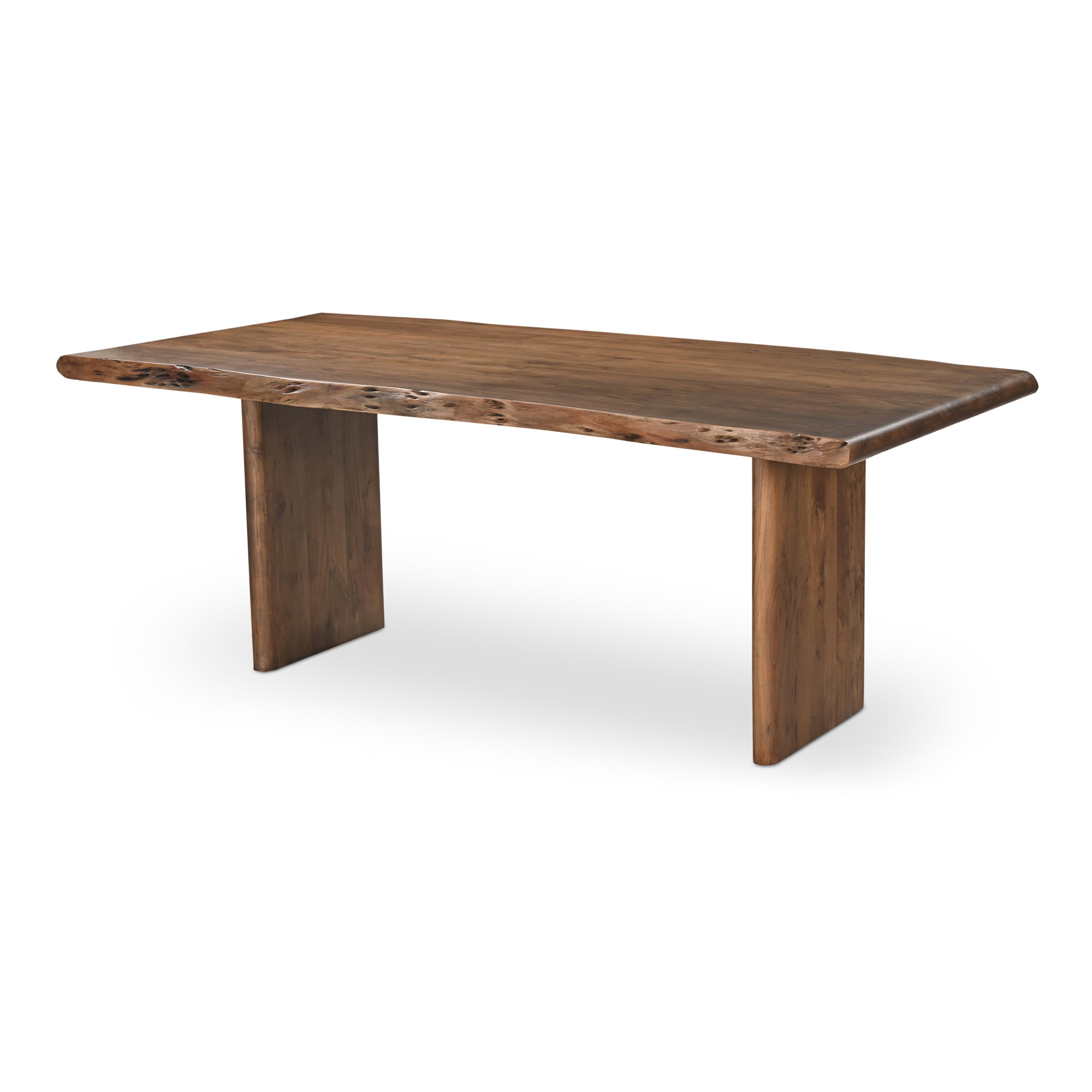 Lila Small Dining Table Brown, by Moe's Home, 78" width x 30" height x 40" depth View 6